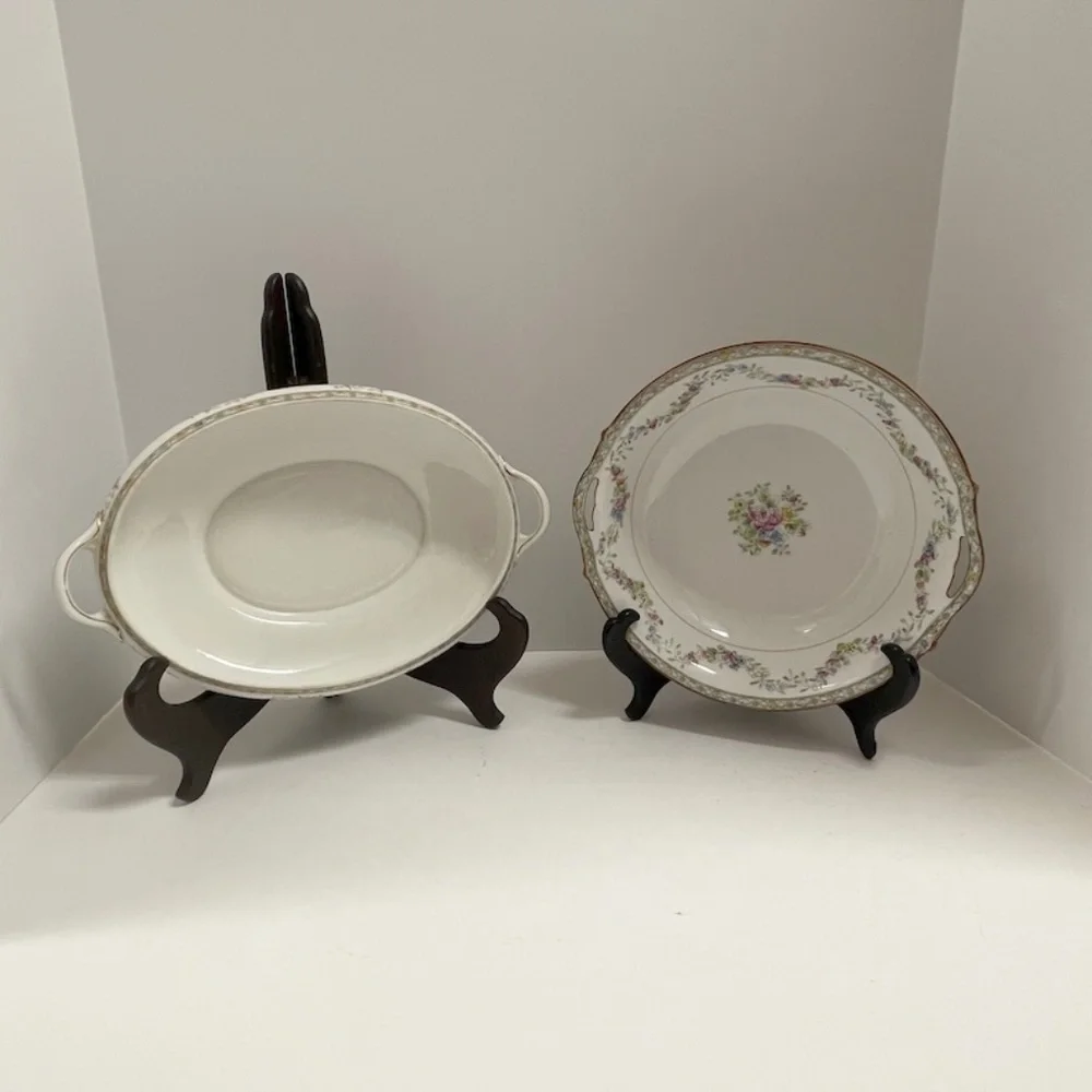 2 Vintage Tokyo Noritake Serving‎ Dishes Made in Japan